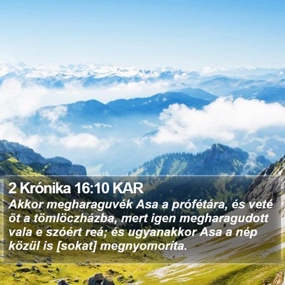 2 Krónika 16:10 KAR Bible Verse Image