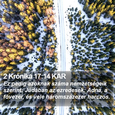 2 Krónika 17:14 KAR Bible Verse Image
