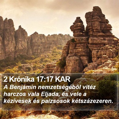 2 Krónika 17:17 KAR Bible Verse Image