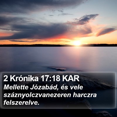 2 Krónika 17:18 KAR Bible Verse Image