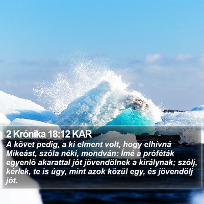 2 Krónika 18:12 KAR Bible Verse Image