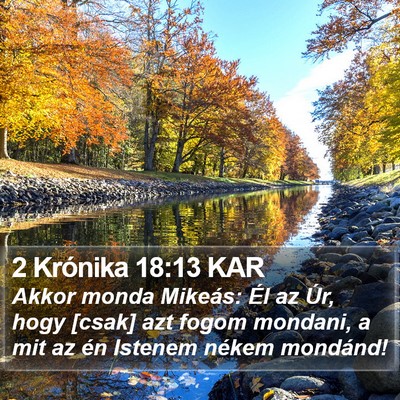 2 Krónika 18:13 KAR Bible Verse Image
