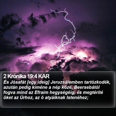 2 Krónika 19:4 KAR Bible Verse Image