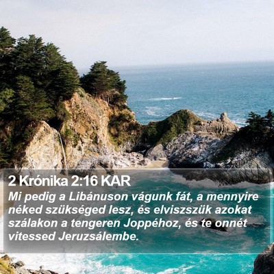2 Krónika 2:16 KAR Bible Verse Image