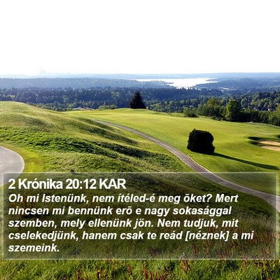 2 Krónika 20:12 KAR Bible Verse Image