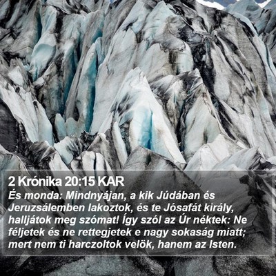 2 Krónika 20:15 KAR Bible Verse Image