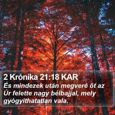 2 Krónika 21:18 KAR Bible Verse Image