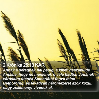 2 Krónika 25:13 KAR Bible Verse Image
