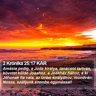2 Krónika 25:17 KAR Bible Verse Image