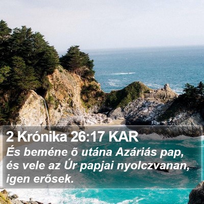 2 Krónika 26:17 KAR Bible Verse Image