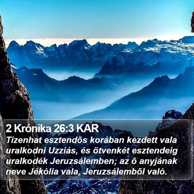 2 Krónika 26:3 KAR Bible Verse Image