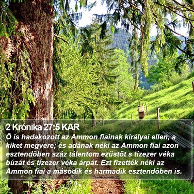 2 Krónika 27:5 KAR Bible Verse Image