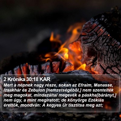 2 Krónika 30:18 KAR Bible Verse Image