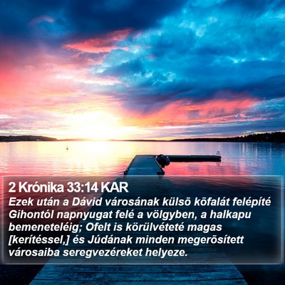 2 Krónika 33:14 KAR Bible Verse Image