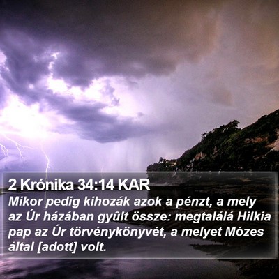 2 Krónika 34:14 KAR Bible Verse Image
