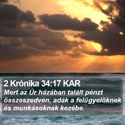 2 Krónika 34:17 KAR Bible Verse Image