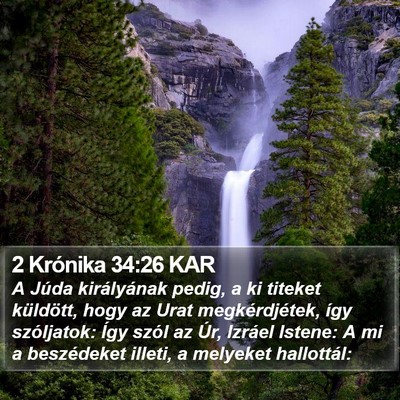 2 Krónika 34:26 KAR Bible Verse Image