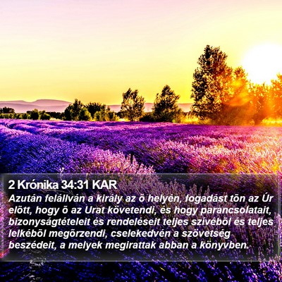 2 Krónika 34:31 KAR Bible Verse Image