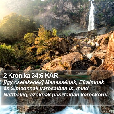 2 Krónika 34:6 KAR Bible Verse Image