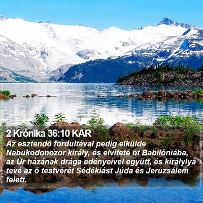 2 Krónika 36:10 KAR Bible Verse Image