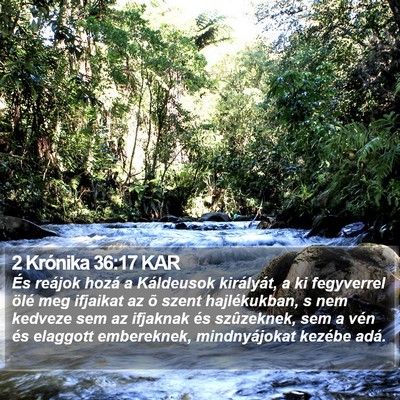 2 Krónika 36:17 KAR Bible Verse Image