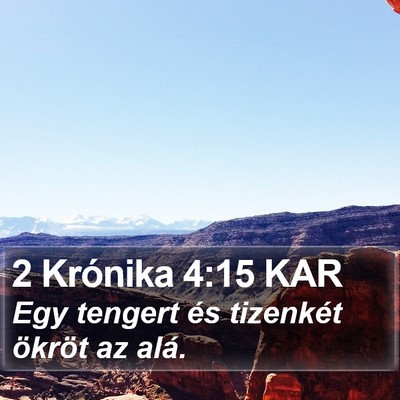 2 Krónika 4:15 KAR Bible Verse Image