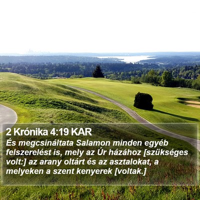 2 Krónika 4:19 KAR Bible Verse Image