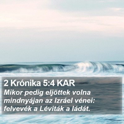 2 Krónika 5:4 KAR Bible Verse Image