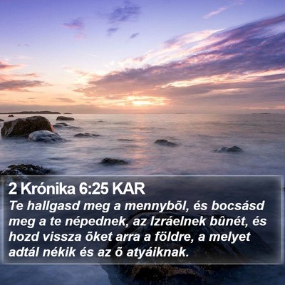 2 Krónika 6:25 KAR Bible Verse Image