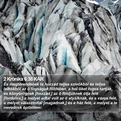 2 Krónika 6:38 KAR Bible Verse Image
