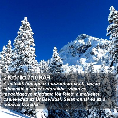 2 Krónika 7:10 KAR Bible Verse Image