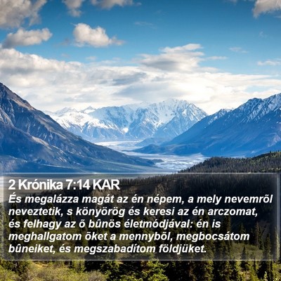 2 Krónika 7:14 KAR Bible Verse Image