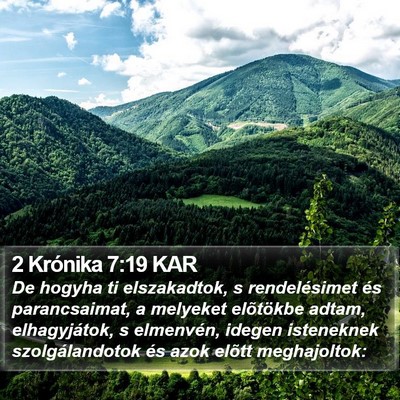 2 Krónika 7:19 KAR Bible Verse Image