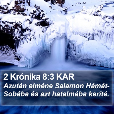 2 Krónika 8:3 KAR Bible Verse Image