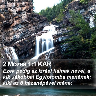 2 Mózes 1:1 KAR Bible Verse Image