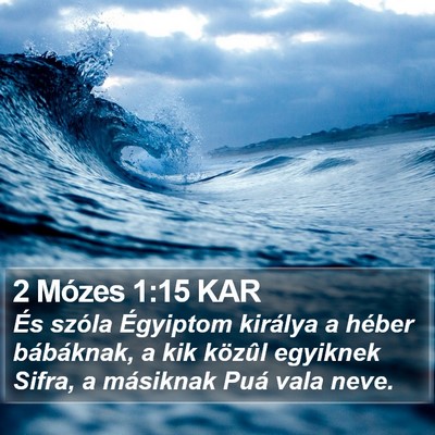 2 Mózes 1:15 KAR Bible Verse Image