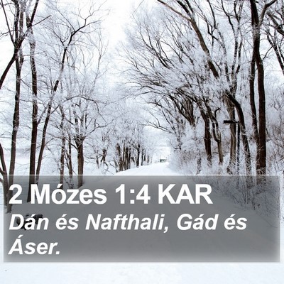 2 Mózes 1:4 KAR Bible Verse Image