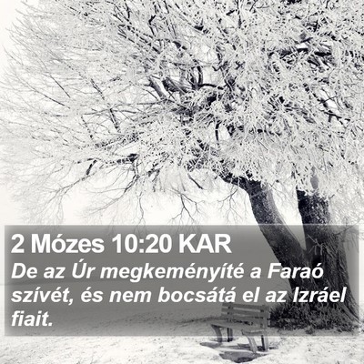 2 Mózes 10:20 KAR Bible Verse Image