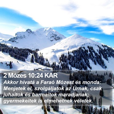 2 Mózes 10:24 KAR Bible Verse Image