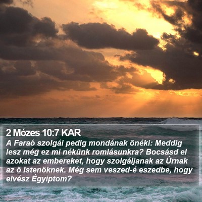 2 Mózes 10:7 KAR Bible Verse Image