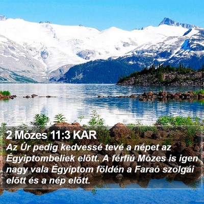 2 Mózes 11:3 KAR Bible Verse Image
