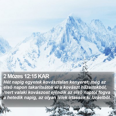 2 Mózes 12:15 KAR Bible Verse Image