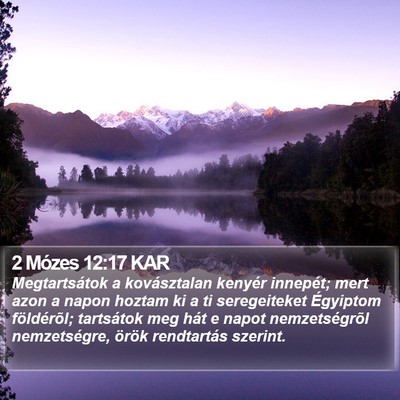 2 Mózes 12:17 KAR Bible Verse Image