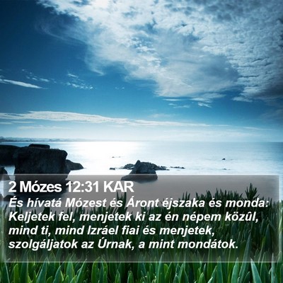 2 Mózes 12:31 KAR Bible Verse Image
