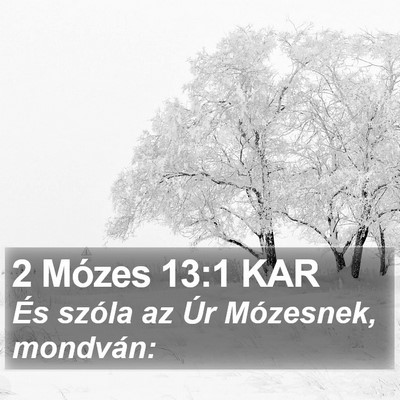 2 Mózes 13:1 KAR Bible Verse Image