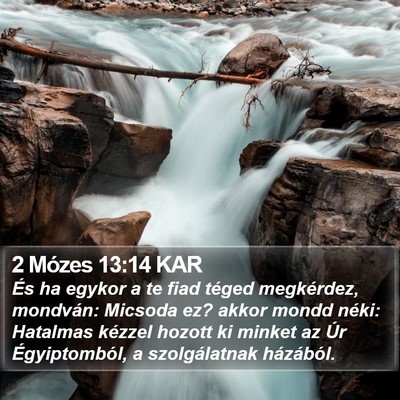 2 Mózes 13:14 KAR Bible Verse Image