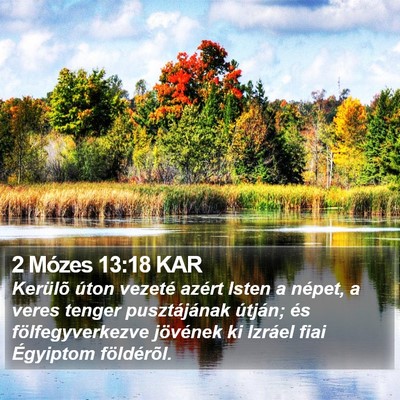 2 Mózes 13:18 KAR Bible Verse Image