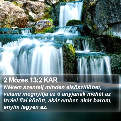 2 Mózes 13:2 KAR Bible Verse Image