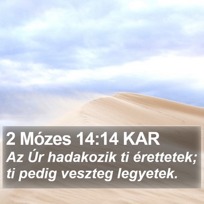 2 Mózes 14:14 KAR Bible Verse Image