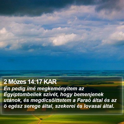 2 Mózes 14:17 KAR Bible Verse Image